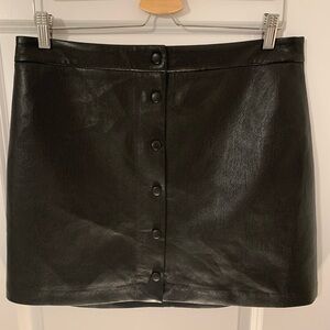 Wilfred | Mini Skirt | US 12 | Black | Pencil Skirt button down